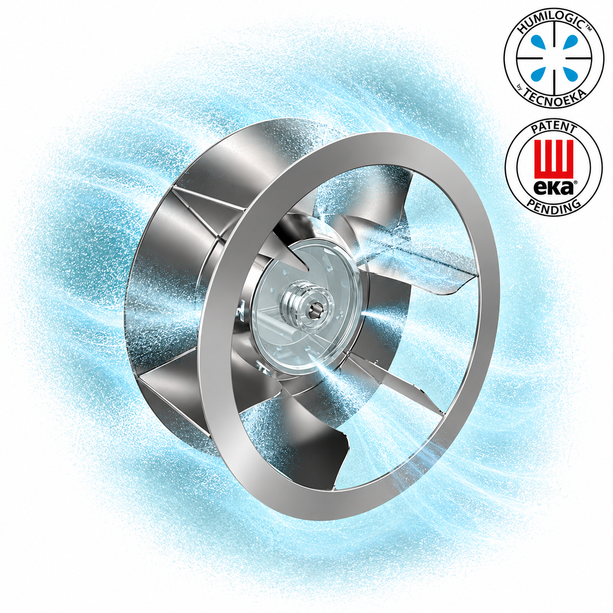 Hornos combi eka 3 Diagrama Humilogic de EKA: generación y circulación de humedad desde el ventilador