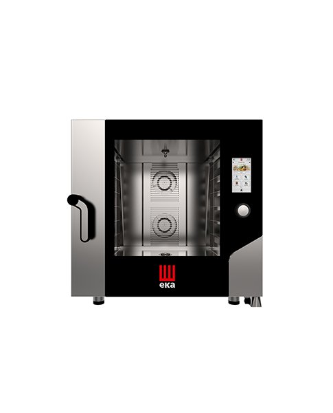 Hornos combi eka 7 Horno combinado EKA Millennial MKF-664-TS de 6 bandejas 60 × 40 cm